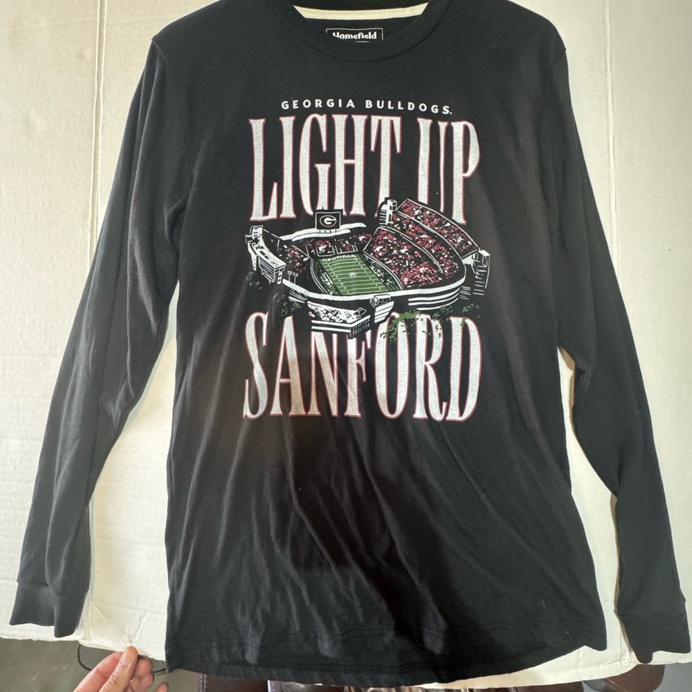 Georgia Bulldogs Black Long Sleeve Tee